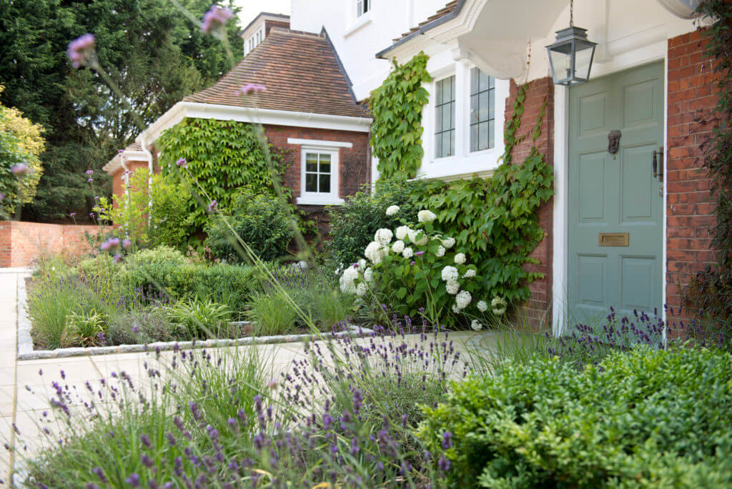 Photo of the front drive of a house
