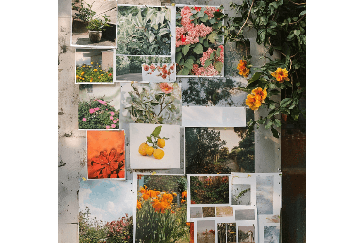 garden mood board