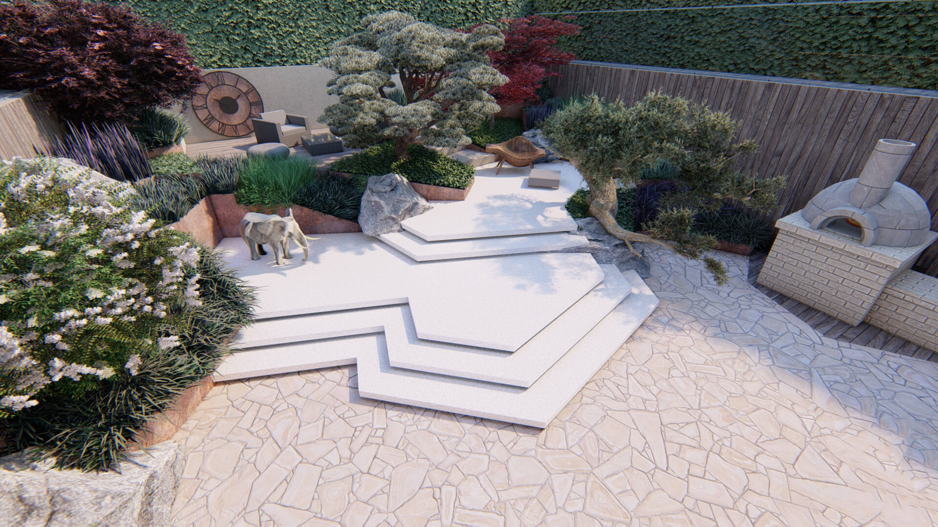 Fractal garden image Fractal garden
