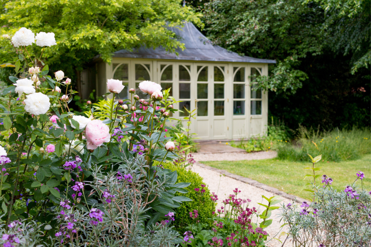 wild garden summer house spring garden inspiration for hedgerows