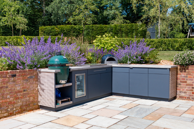 outdoor kitchen spring garden inspiration for hedgerows