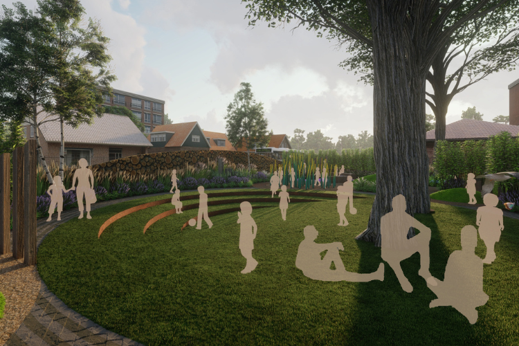 New playground artwork