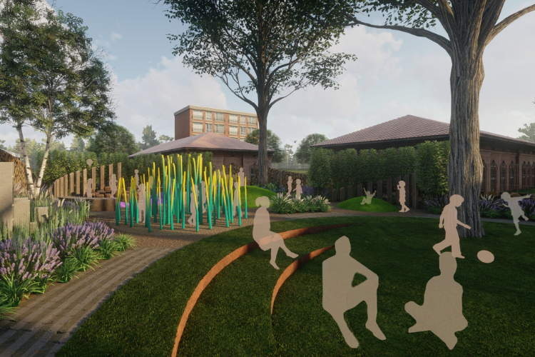 New playground artwork