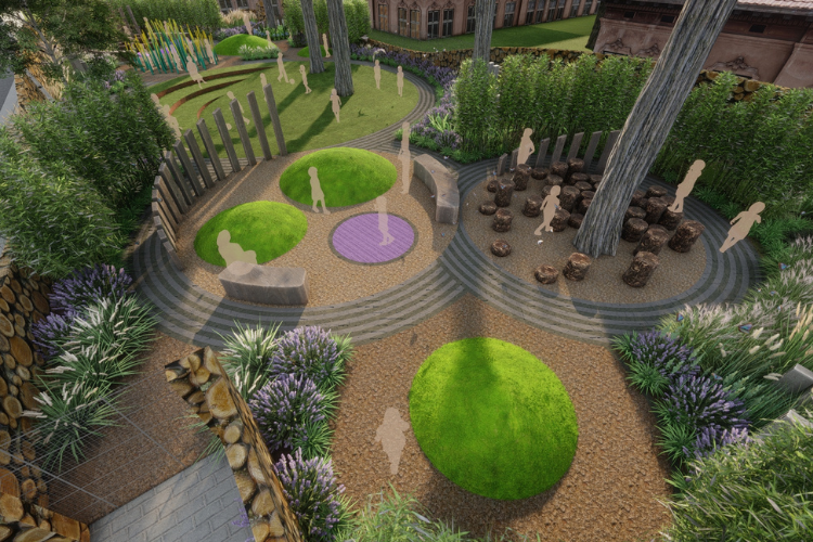 New playground artwork