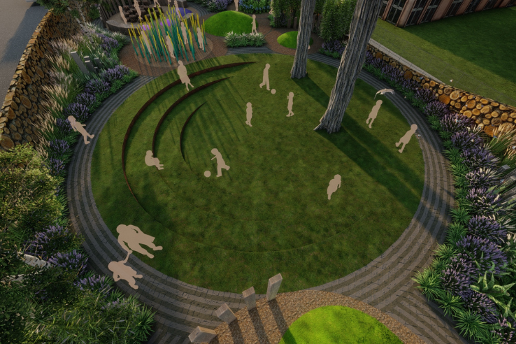 New playground artwork
