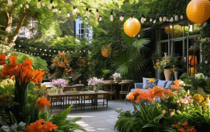 summer party garden