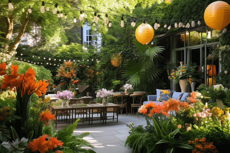 summer party garden