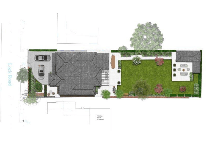 300sqm rear garden full makeover plan spring garden inspiration for hedgerows