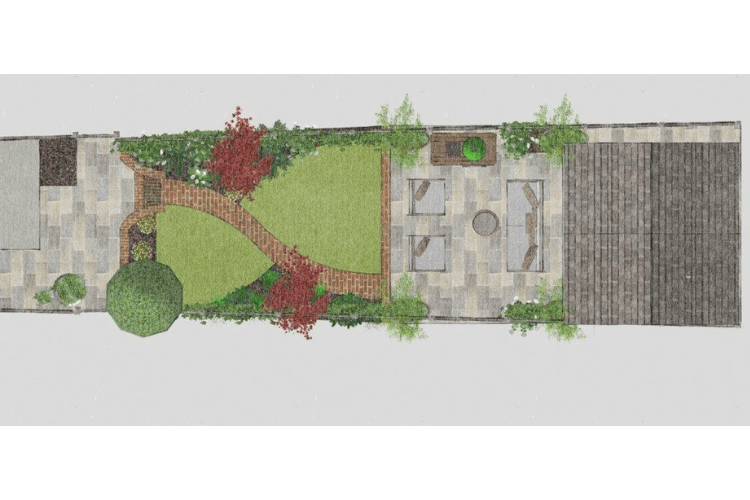 75sqm small garden plan spring garden inspiration for hedgerows